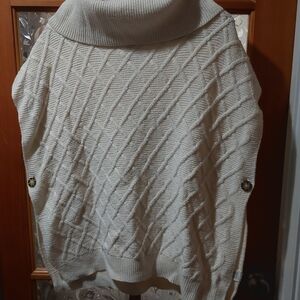 Tantrums Cream Cowl Neck Sweater